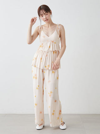 Plumeria Cool Rayon Camisole With Built-in Bra