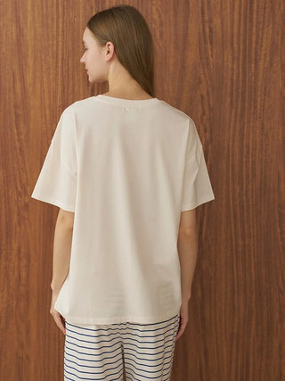 Cool-to-touch Bear Heart Printed T-shirt