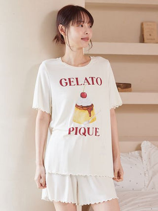 Cool Rayon Pudding T-shirt & Shorts Set