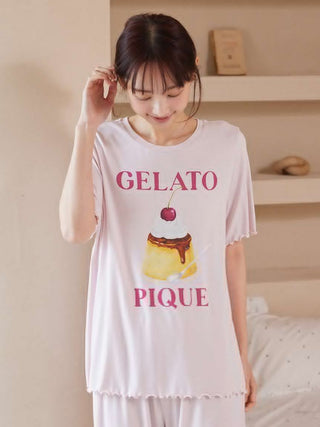 Cool Rayon Pudding T-shirt & Pants Set