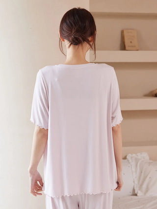 Cool Rayon Pudding T-shirt & Pants Set