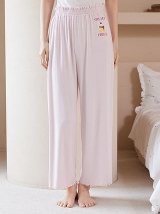 Cool Rayon Pudding T-shirt & Pants Set