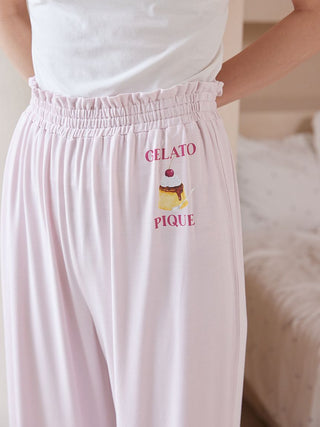 Cool Rayon Pudding T-shirt & Pants Set