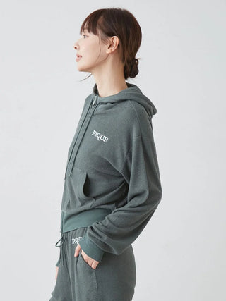 UV-cut Cool Pile Sporty Hoodie