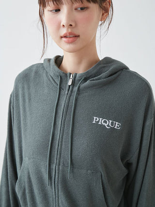 UV-cut Cool Pile Sporty Hoodie
