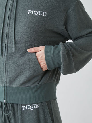 UV-cut Cool Pile Sporty Hoodie