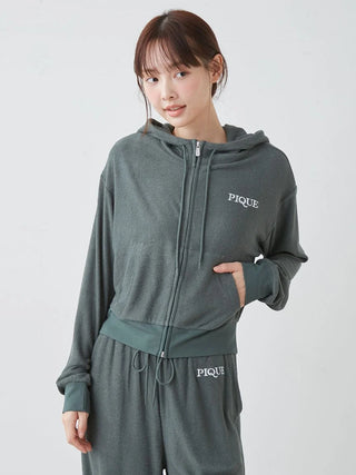 UV-cut Cool Pile Sporty Hoodie