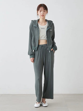 UV-cut Cool Pile Sporty Hoodie