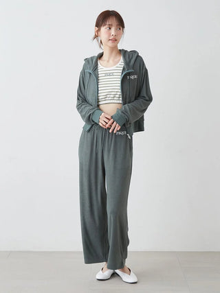 UV-cut Cool Pile Sporty Hoodie