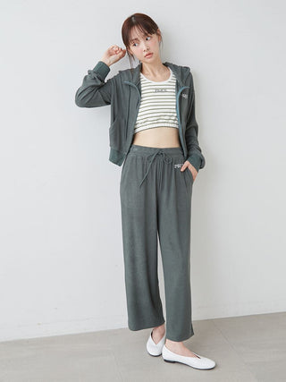 UV-cut Cool Pile Sporty Hoodie