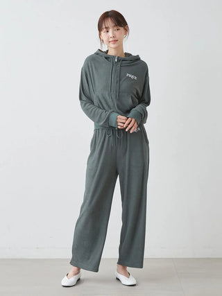 UV-cut Cool Pile Sporty Hoodie