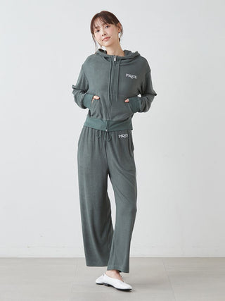 UV-cut Cool Pile Sporty Hoodie