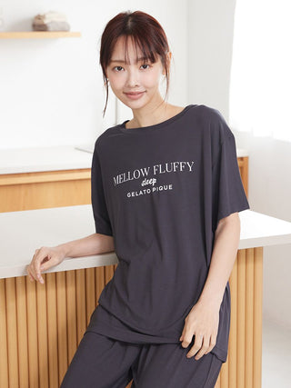 COOL Rayon Mellow Fluffy Logo T-shirt