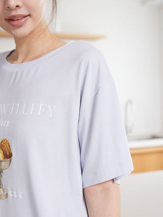 COOL Rayon Mellow Fluffy Dessert Logo T-shirt