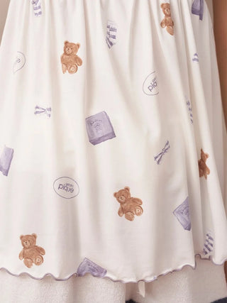 Pique Motifs Camisole With Built-in Bra