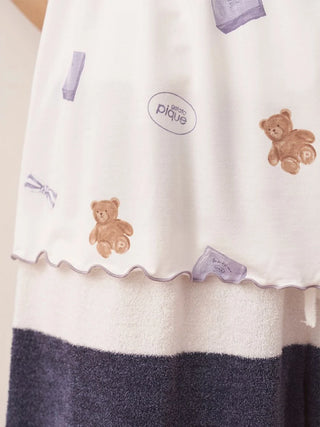 Pique Motifs Camisole With Built-in Bra