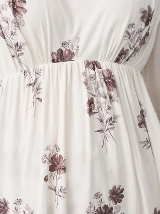 Cool Rayon Cosmos Printed Pullover With Built-in Bra