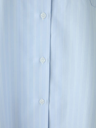 Spring Striped Shirt Dress