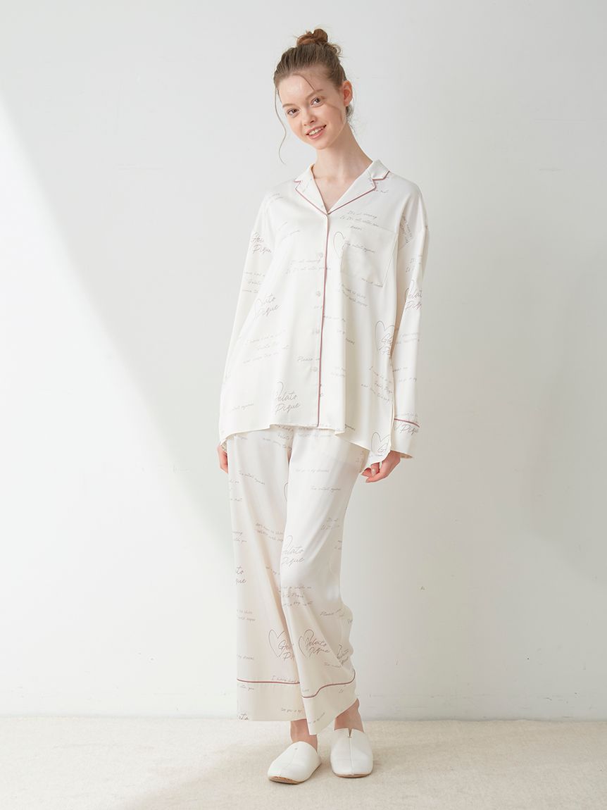 Sweet] Satin Pajamas For Women