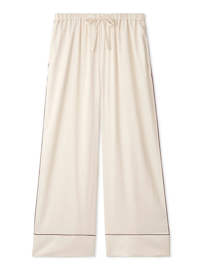 Piping Satin Pajama Pants gelato pique