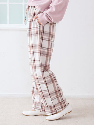 Trend Check Pattern Long Pants