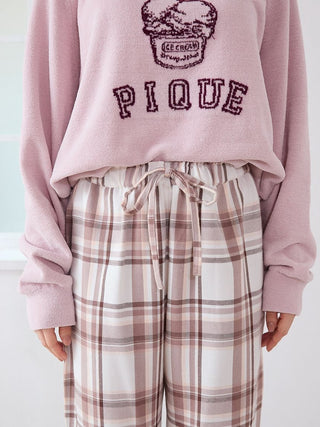 Trend Check Pattern Long Pants