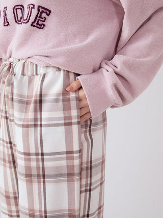 Trend Check Pattern Long Pants