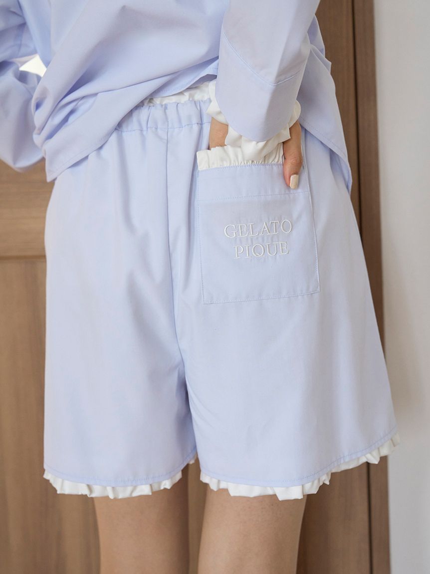 Print Variation Pajama Shorts