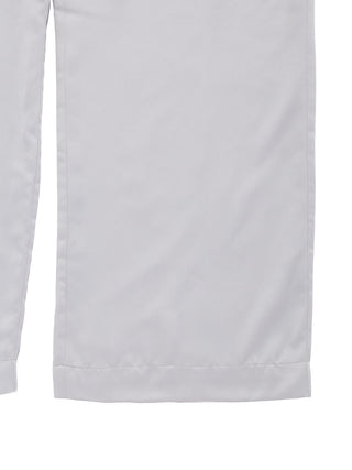 Satin Logo Embroidery Pants