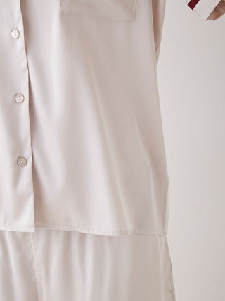 Line Satin Sleep Shirt, women's Loungewear and sleepwear at  Gelato Pique USA