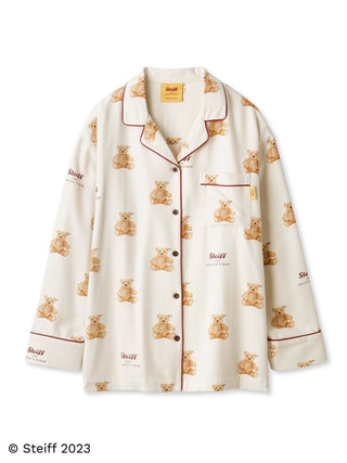 [Steiff] Motif Flannel Pajama Shirt