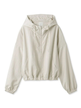 Light Zip up Hoodie in beige, Women's Loungewear Hoodies & Sweatshirts Zip-ups & Pullovers at Gelato Pique USA.