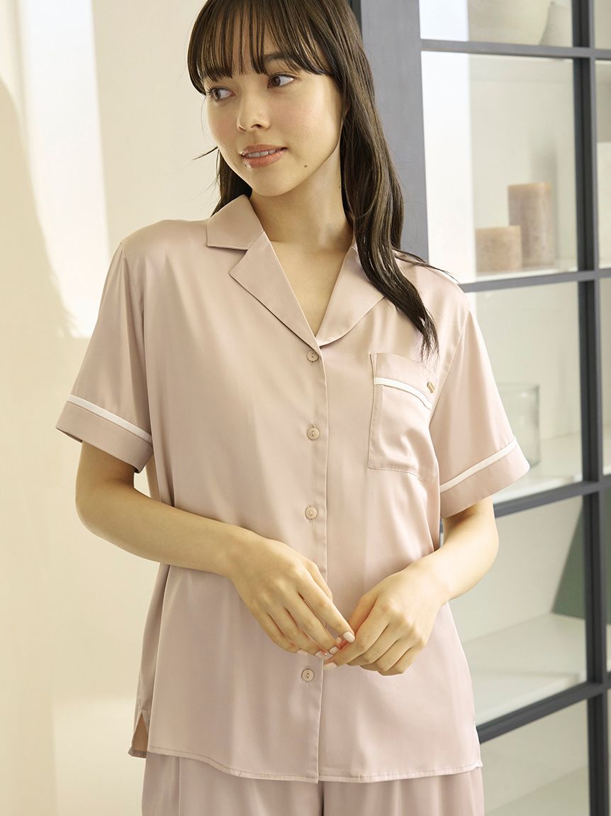 Cool-touch Satin Line Shirt