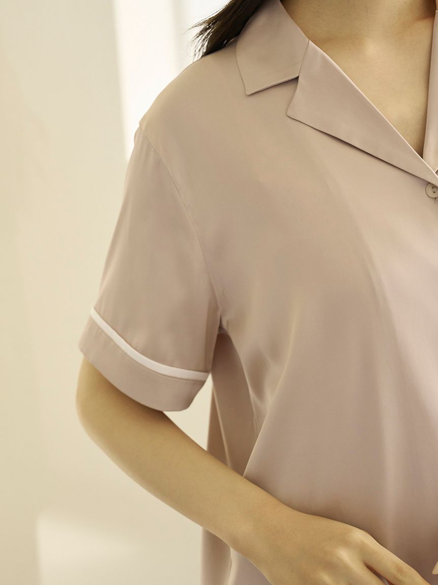 Cool-touch Satin Line Shirt