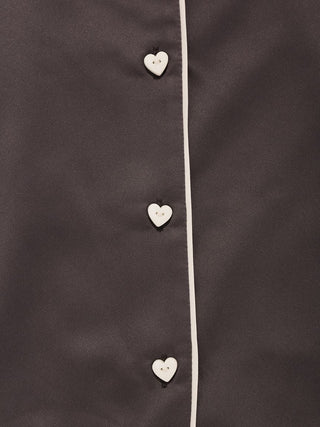 Satin Logo Embroidery Shirt