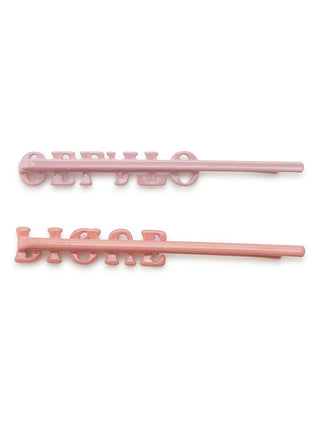 Gelato Pique Colorful Hair Pins in PINK, Women's Loungewear Hair Accessories, Hair Clips, Headbands, Hair Ties at Gelato Pique USA.