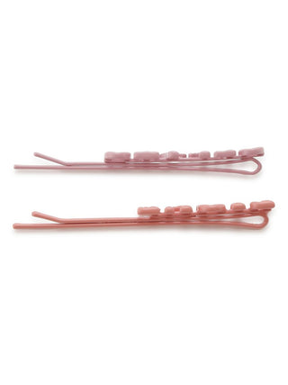 Gelato Pique Colorful Hair Pins in PINK, Women's Loungewear Hair Accessories, Hair Clips, Headbands, Hair Ties at Gelato Pique USA.