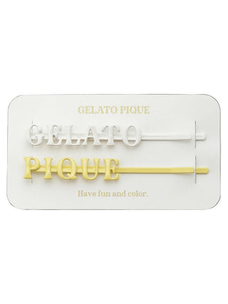 Gelato Pique Colorful Hair Pins in YELLOW, Women's Loungewear Hair Accessories, Hair Clips, Headbands, Hair Ties at Gelato Pique USA.