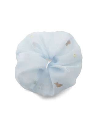 Bubble Scrunchies in BLUE, Women's Loungewear Hair Accessories, Hair Clips, Headbands, Hair Ties at Gelato Pique USA.