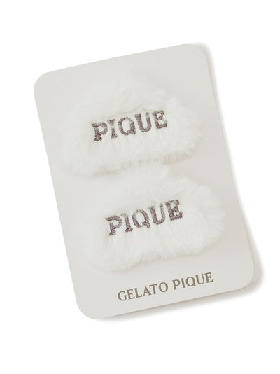 Eco Fur Hair Clip gelato pique