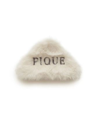 Eco Fur Claw Clip in OFF WHITE, Women's Loungewear Hair Accessories, Hair Clips, Headbands, Hair Ties at Gelato Pique USA.