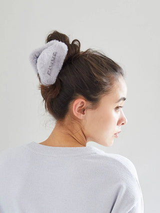 Eco Fur Claw Clip in BLUE, Women's Loungewear Hair Accessories, Hair Clips, Headbands, Hair Ties at Gelato Pique USA.