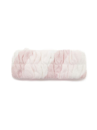 Premium Gelato Pique USA smoothie border headband for loungewear, featuring a plush, cozy design ideal for skincare and relaxation.