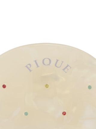 Cream Bijou Hair Clip by Gelato Pique USA, part of the Premium Loungewear and Sleepwear collection, features colorful ice cream-themed jewels.