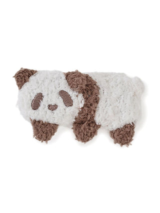 Gelato Pique USA fluffy brown panda hair clip, part of the premium loungewear and sleepwear collection, ideal for sharing and matching outfits.