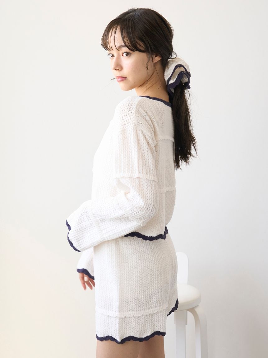 Crochet Knit Scrunchie