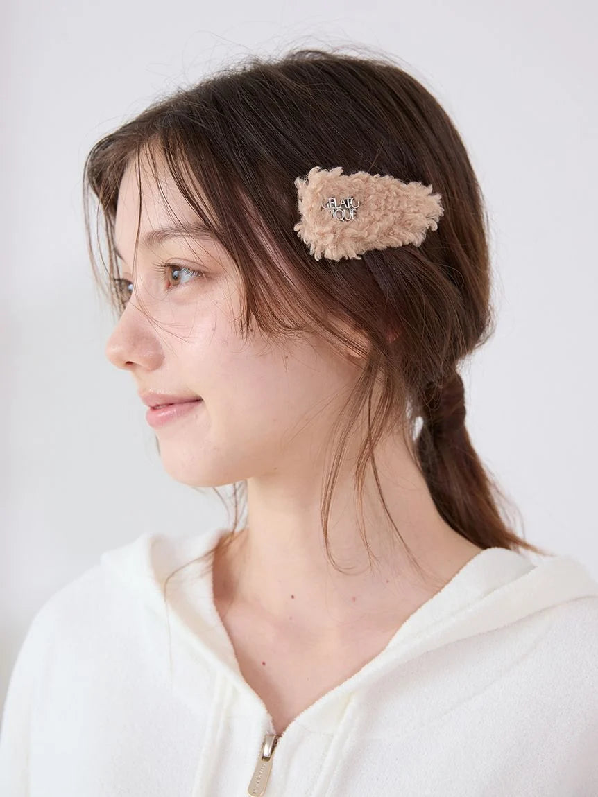 Logo Boa Fleece Hairpin