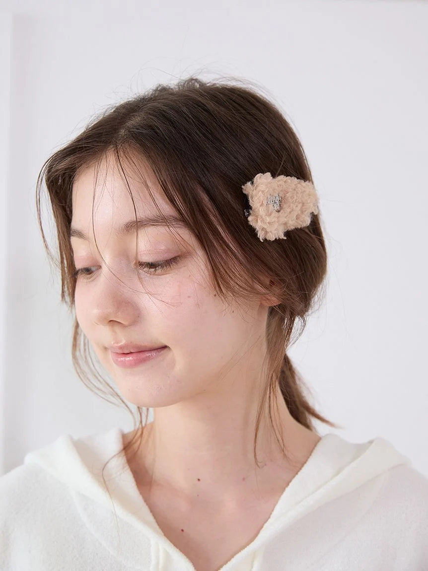Logo Boa Fleece Hairpin