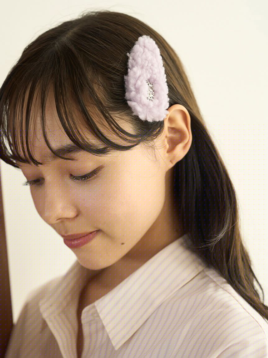 Logo Boa Fleece Hairpin