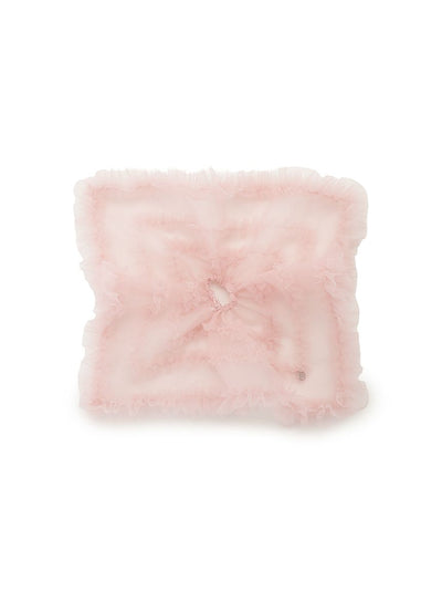 Voluminous Frill Tulle Hair Scrunchie gelato pique